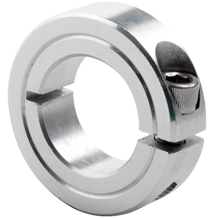 3/16 ID Split Clamp Collar, Stl, Zinc